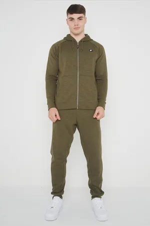 Nike Sportswear Optic trainingspak voor heren in olijfgroen