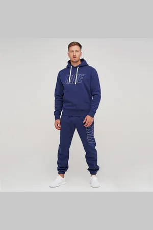 Nike Club trainingspak voor heren in marineblauw