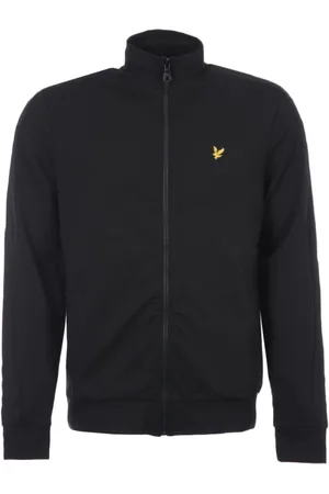 Lyle & Scott Ottomaanse zwarte trainingsjas met rits
