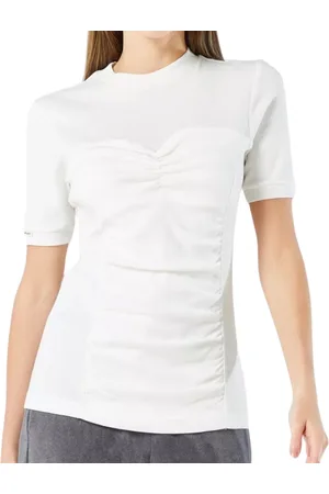 Nike Gekreukeld sport-T-shirt aan de voorkant