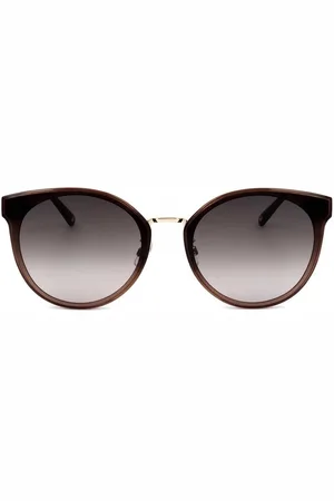 Swarovski SK0296-K Runde Sonnenbrille aus Acetat und Metall für Damen