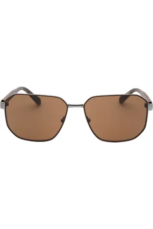 Guess Bruine lens mat gunmetal zonnebril