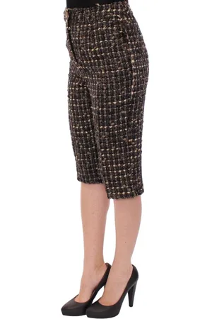 Dolce & Gabbana Tweed Culottes Voor Dames - Bruin