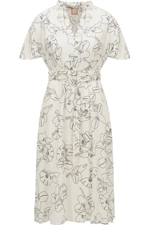 HUGO BOSS Damesjurk Dalluah in Floral