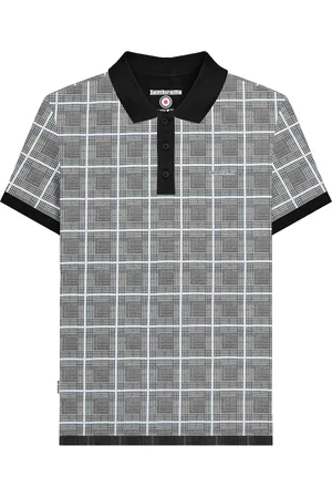 Lambretta Heren Prins van Wales geruit poloshirt