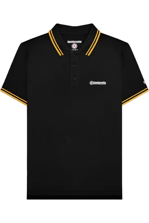 Lambretta Heren SS25 Twin Tip Poloshirt ( /Goud)