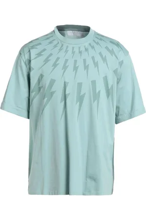 Neil Barrett Fair Isle Thunderbolt oversized T-shirt