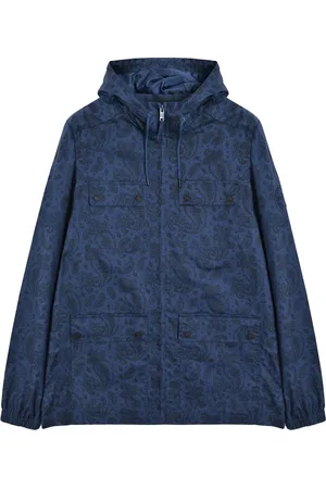 Lambretta Heren Paisley Field Jacket (Marine)