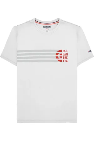 Lambretta Heren SS25 Scooter Strepen T-Shirt