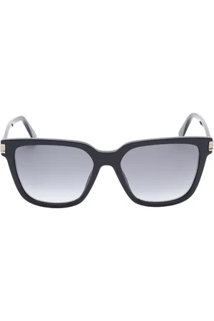 Marc Jacobs Grijze gearceerde blauwe lens blauwe zonnebril