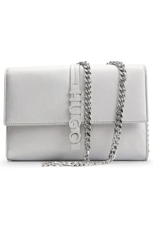 HUGO BOSS Accessories Mel Clutch Bag in Silver