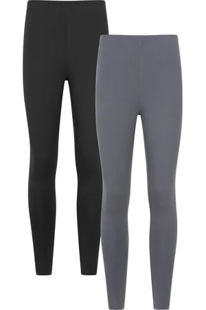 Mountain Warehouse Dames/Dames Legging Katoenmix (Set van 2) ( /Zwart)
