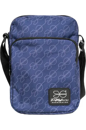 Crosshatch Heren Westernby Mini Crossbody Tas (Marine)