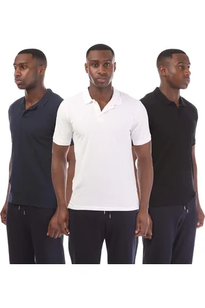 JACK & JONES Heren Jack Jones 3 Pack Basic Poloshirt in Multi kleur