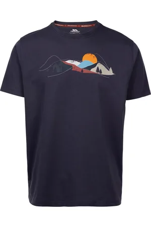 Trespass Heren Firesteel Bedrukt T-Shirt (Staalblauw)