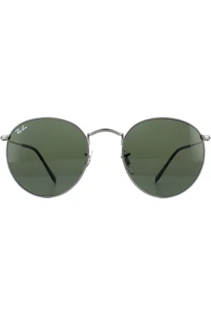 Ray-Ban Zonnebril rond metaal 3447 029 Gunmetal Green