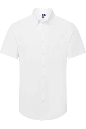 Premier Heren Supreme Oxford overhemd met korte mouwen