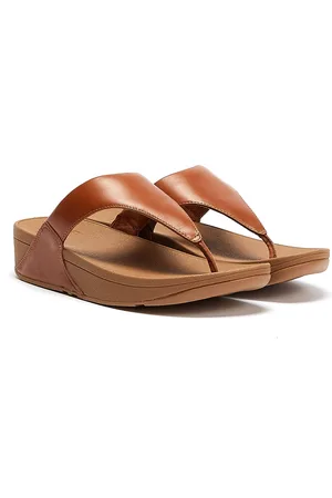 FitFlop Lulu Leren Damessandalen - (Tan)