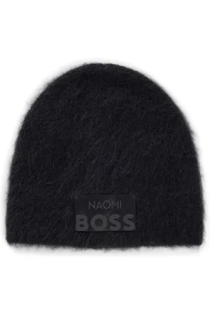HUGO BOSS Accessories Naomi X Beanie in Black