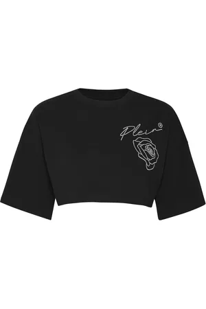 Philipp Plein T-Shirt Ronde Hals Roses