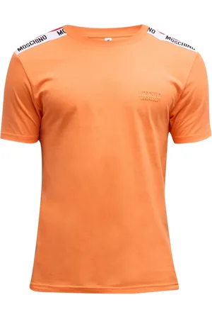 Moschino Getapete schouders merklogo T-shirt
