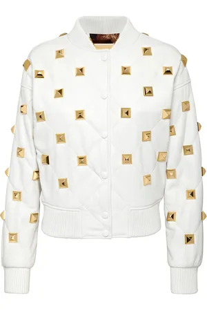 Philipp Plein Leren Bomber