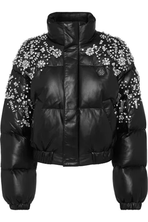 Philipp Plein Leren Jas