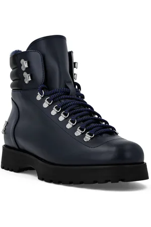 BILLIONAIRE Leather/Fur Low Boots