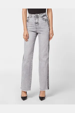 Philipp Plein Jeans Met Wijde Pijpen