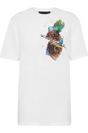 Philipp Plein T-Shirt Ronde Hals Pineapple Skies