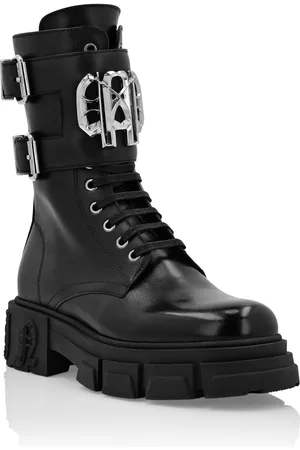 Philipp Plein Laarzen Mid Flat Gothic Plein
