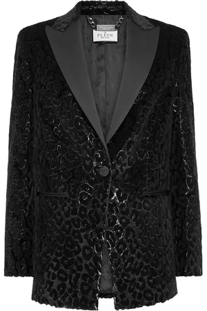 Philipp Plein Blazer Met Één Knoop Slim Fit