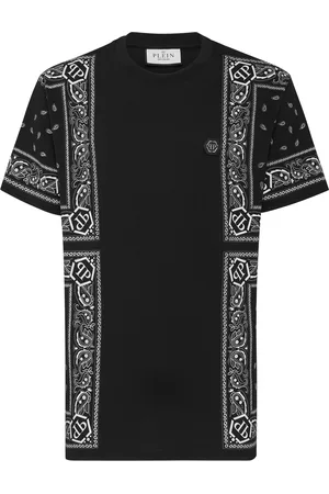 Philipp Plein T-Shirt Ronde Hals Paisley