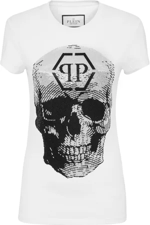 Philipp Plein T-Shirt Ronde Hals Skull