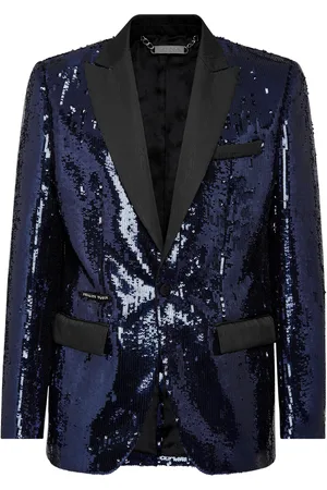 Philipp Plein Blazer Met Één Knoop Slim Fit