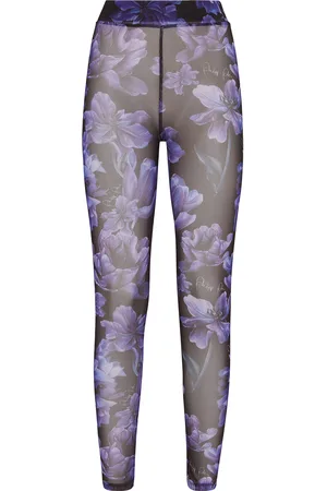 Philipp Plein Legging Flowers