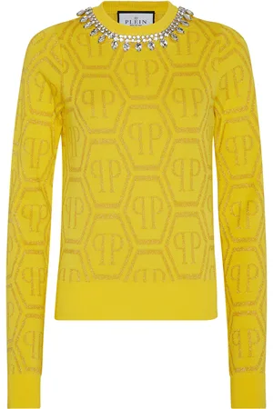 Philipp Plein Pullover Ronde Hals Monogram