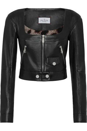 Philipp Plein Leren Jas