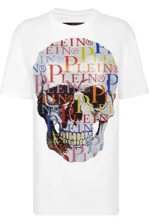 Philipp Plein T-Shirt Ronde Hals Skull
