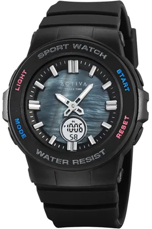 Invicta Activa X Digital ACW2125-001 Heren Horloge - Quartz Uurwerk - Plastic met parelmoeren Wijzerplaat - 43mm