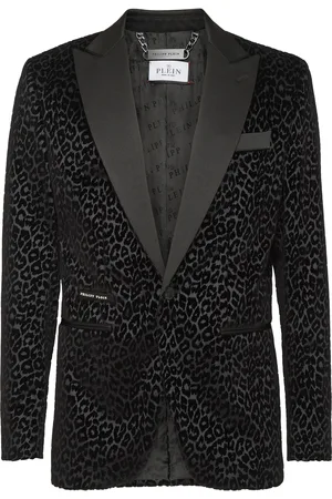 Philipp Plein Blazer Met Één Knoop Slim Fit