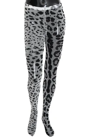 Dolce & Gabbana Nylon Panty Met Luipaardprint