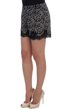 Dolce & Gabbana Zijden Shorts Met Bloemenprint Voor Dames