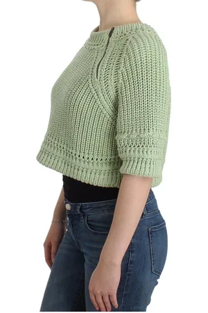 ERMANNO SCERVINO Dames Cropped Knitwear Trui