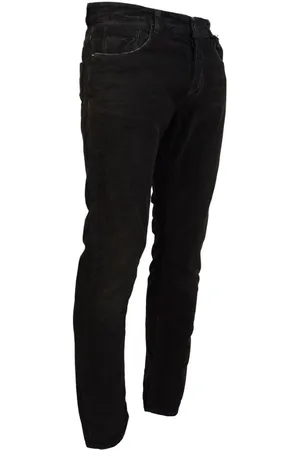 Costume National Stijlvolle Katoenen Corduroy Casual Jeans