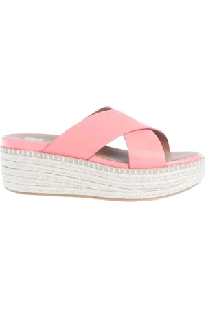 FitFlop Dames/Dames Eloise Espadrille Kruisschoenen Leren Sleehak Sandalen
