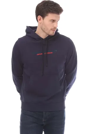 Diesel Heren S-Ginn Hoodie (Marine)