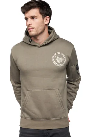 Duck and Cover Heren Supplys Hoodie (Bosgroen)