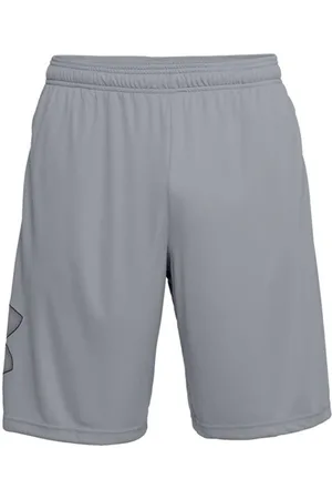 Under Armour Heren-Tech Shorts (Staal /Zwart)