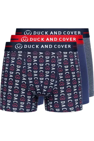 Duck and Cover Heren Stamper Boxershort (Pack of 3) ( /BLAUW)